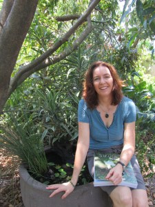 Beth Jackson in her garden (photo courtesy of Beth Jackson)