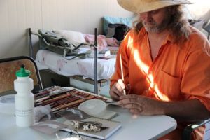 Artist Gerald Soworka,  photo by Jill Sampson 