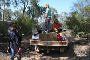Off on a hay ride, poto by Glenda Orr