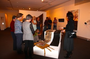 Curator Beth Jackson gives a curators talk at Dogwood Crossing.