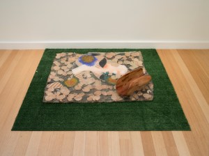 Honouring Jagalingou country, 2013, Dr Pamela Crof-Warcon, Howard Butler. Kaylene Butler, photo Carl Warner.