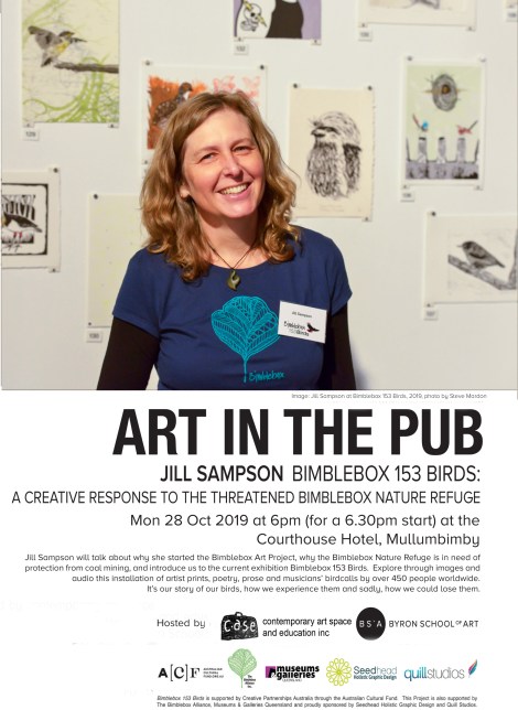 Jill Sampson, art in the pub